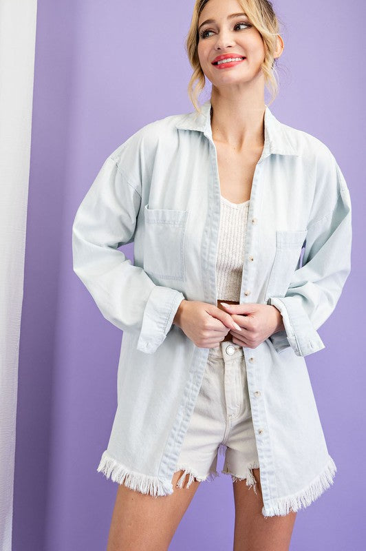 Cara Denim Shacket