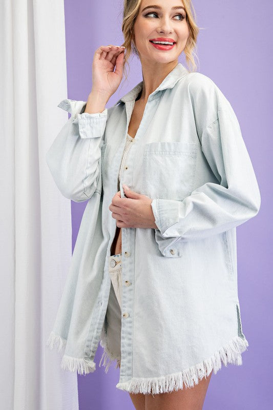 Cara Denim Shacket