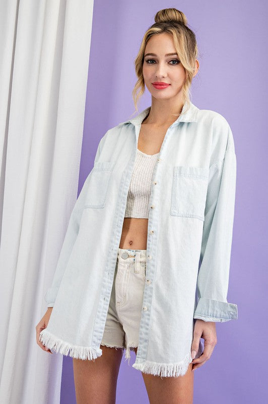 Cara Denim Shacket