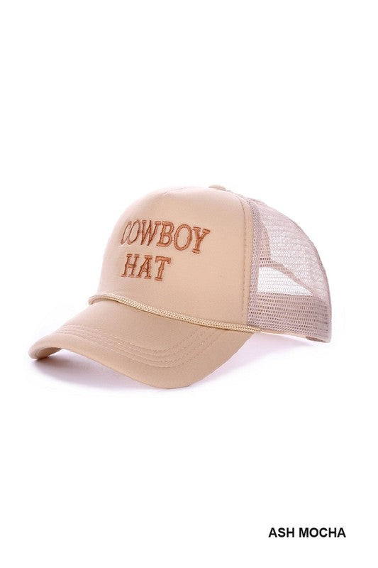 COWBOY HAT - 2 Colors
