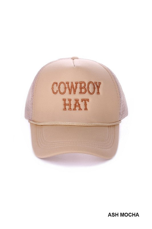 COWBOY HAT - 2 Colors