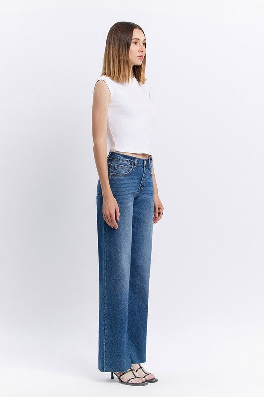 Vervet High Rise Wide Leg Jeans