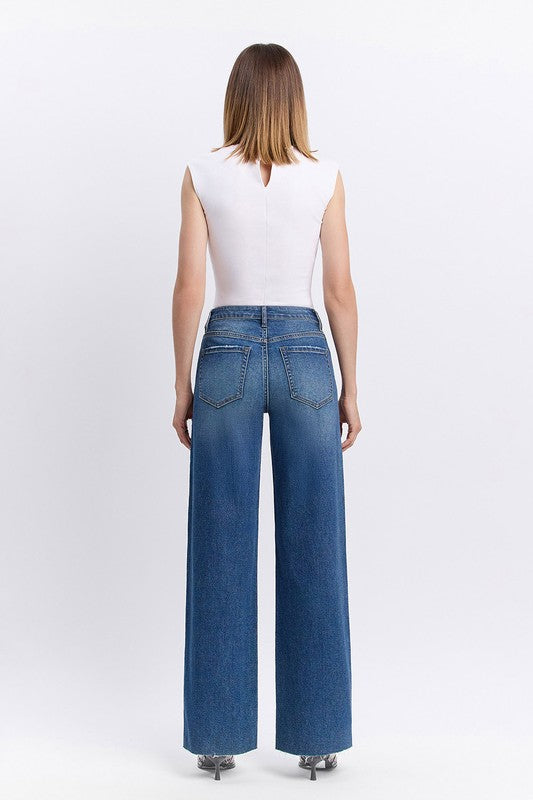 Vervet High Rise Wide Leg Jeans