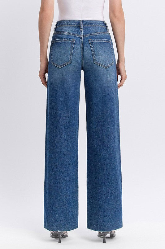Vervet High Rise Wide Leg Jeans