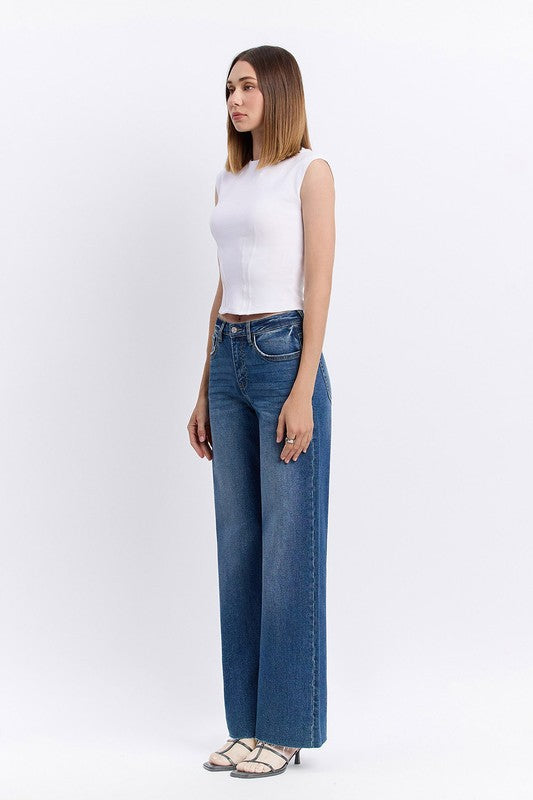 Vervet High Rise Wide Leg Jeans