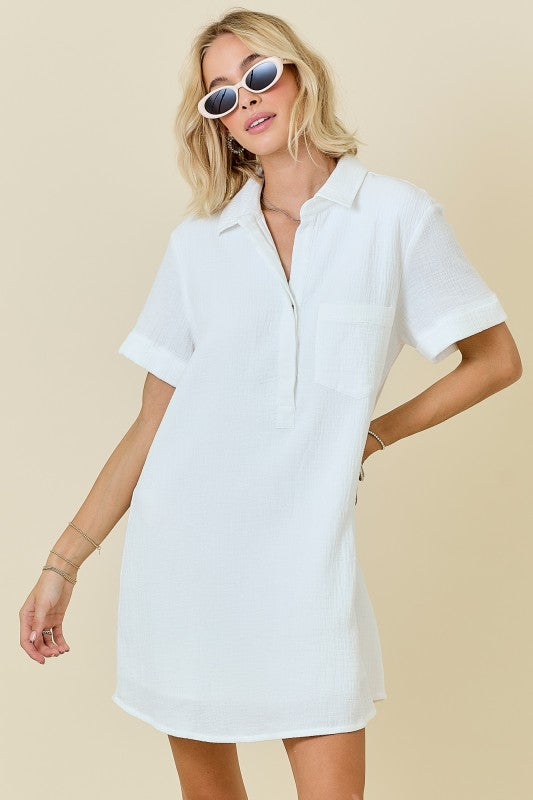Sunshine State Of Mind Shirt Dress