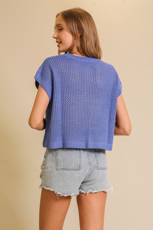 USA Crochet Top