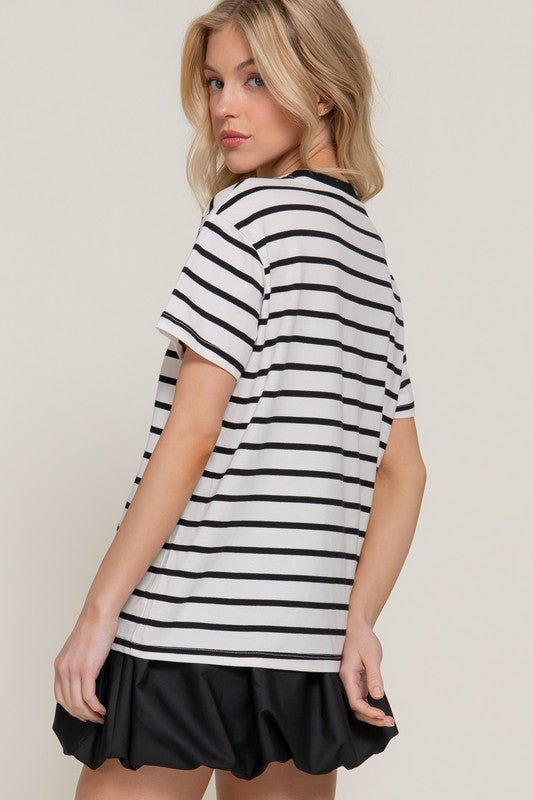 Boardwalk Breeze Crewneck Top