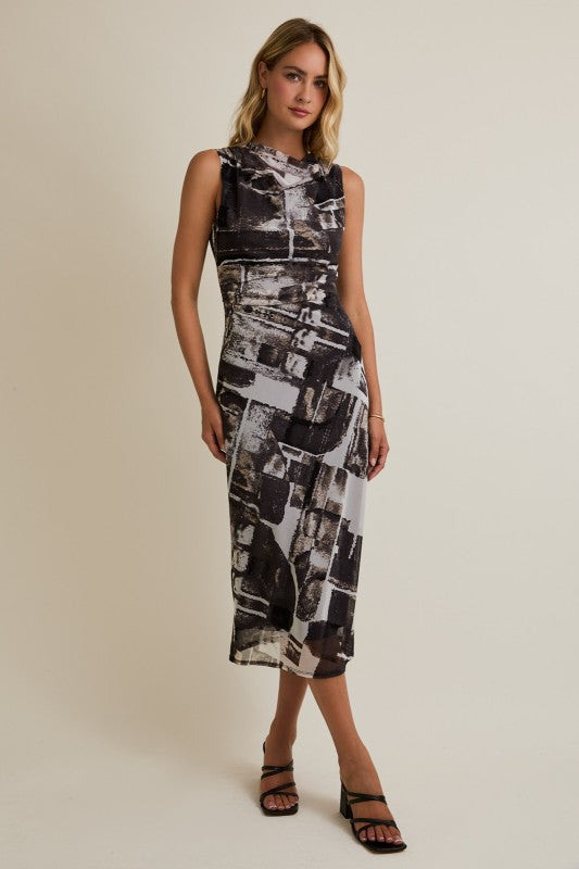 Addison Cowl Neck Dress