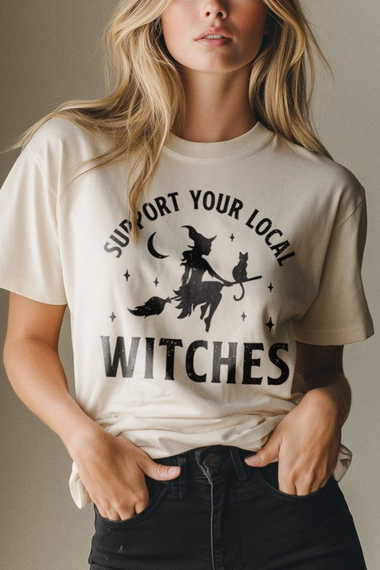 RESTOCK | Support Your Local Witches Graphic Tee - FINAL SALE