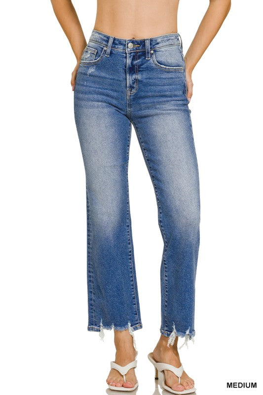 Millie Distressed Hem Denim