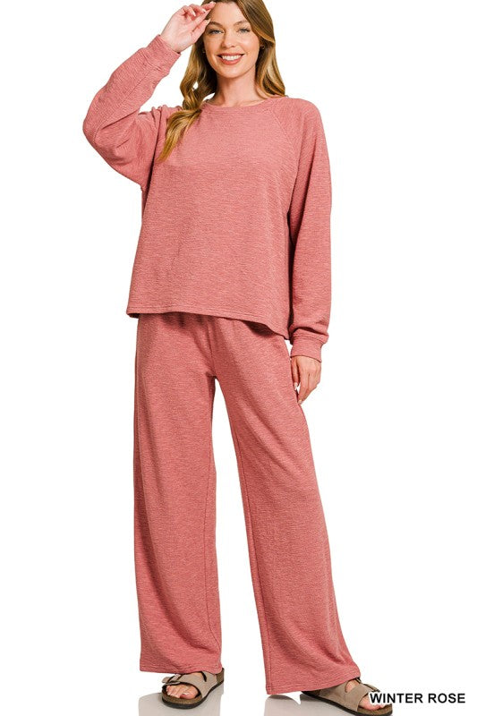 Simone Two Piece Set - Winter Rose