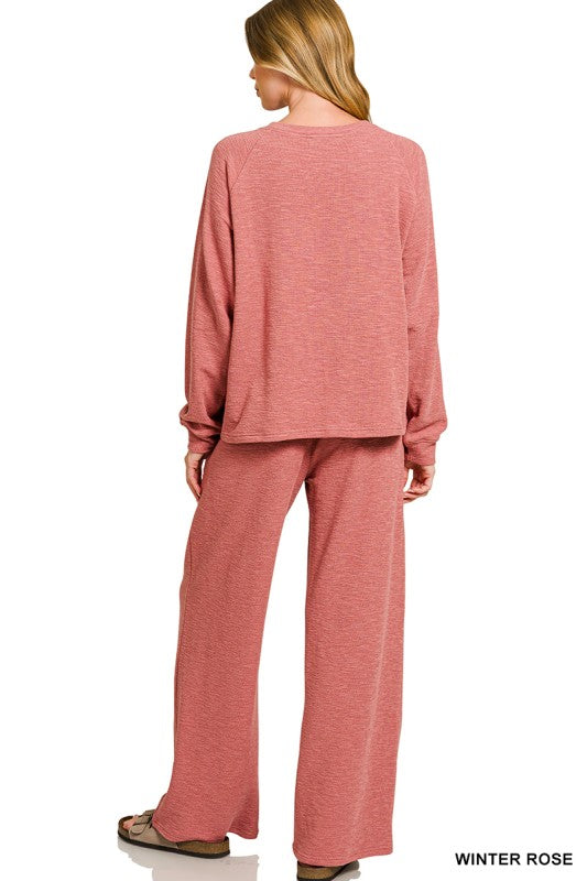 Simone Two Piece Set - Winter Rose