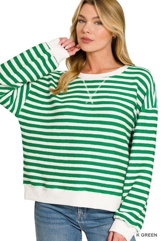 Fiona Striped Pullover