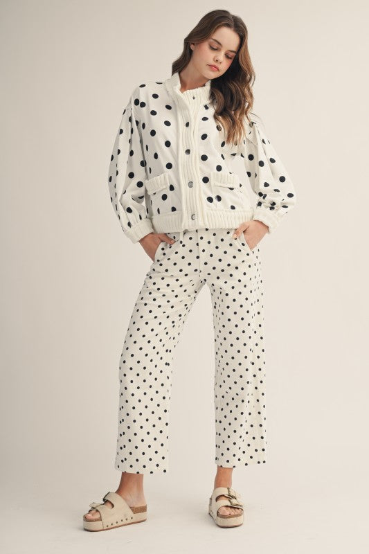 Good Times Polka Dot Wide Leg Pants
