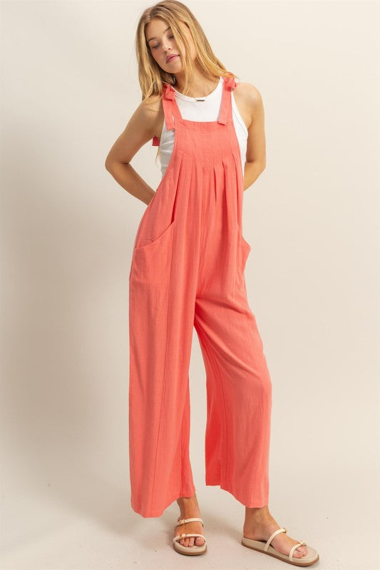 Ella Tied Strap Jumpsuit - FINAL SALE