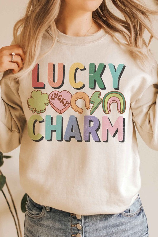LUCKY CHARM Graphic Sweatshirt