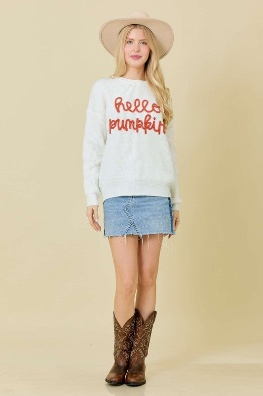 RESTOCK | Hello Pumpkin Sweater