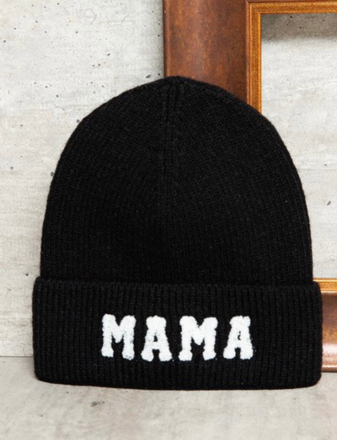 MAMA Beanie Hat - Black