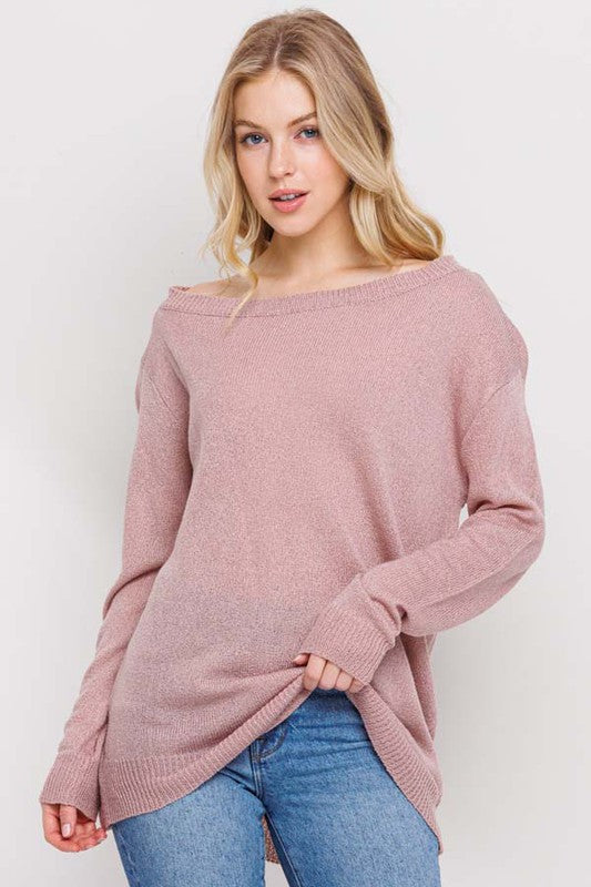 Secrets To Keep Lightweight Relaxed Fit Sweater - FINAL SALE