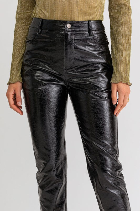 Sandy Vegan Leather Pants