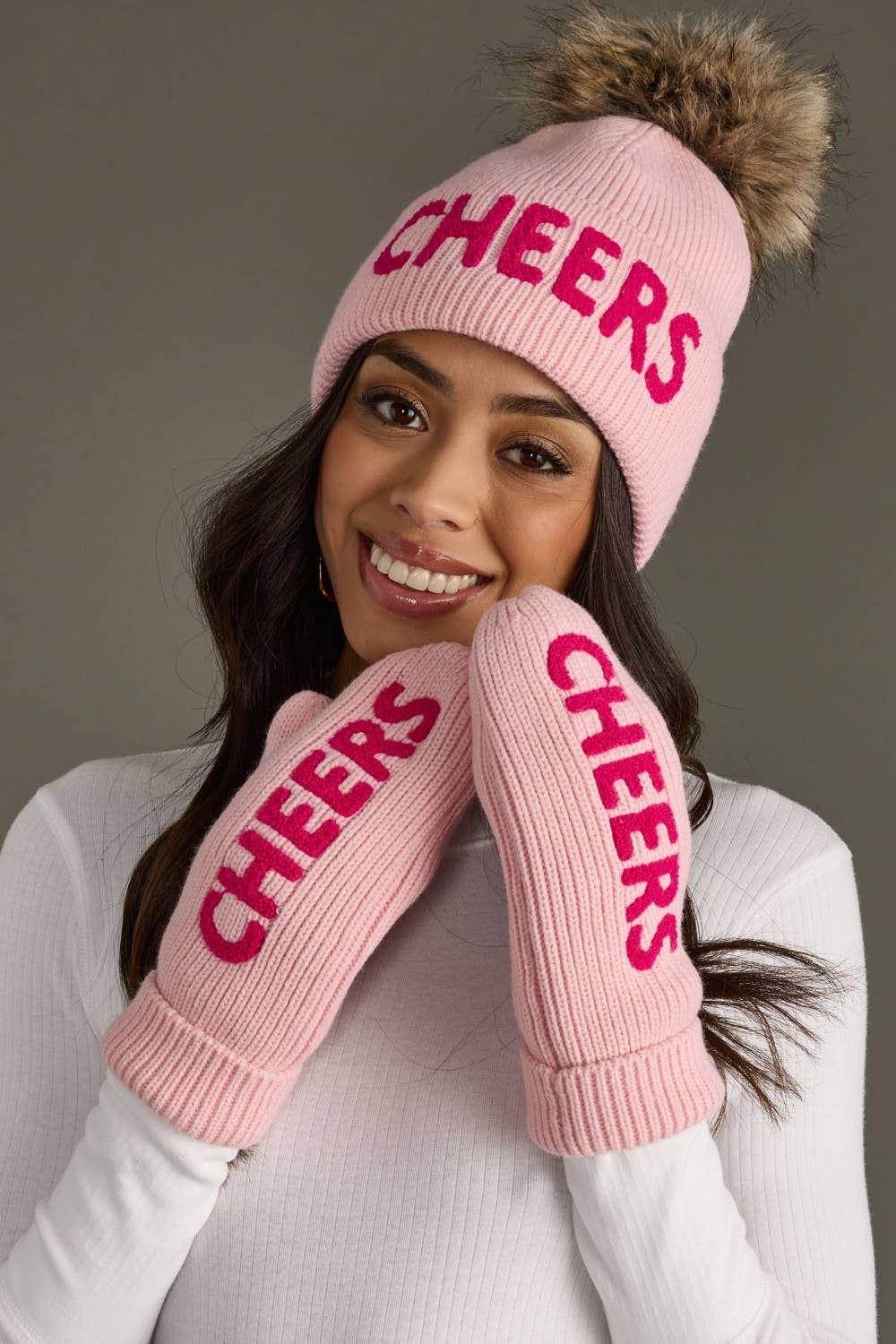 Cheers Knit Pom Hat
