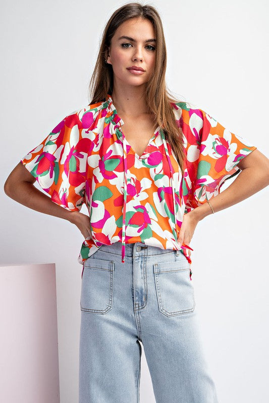 Day Dreaming Floral Print Top