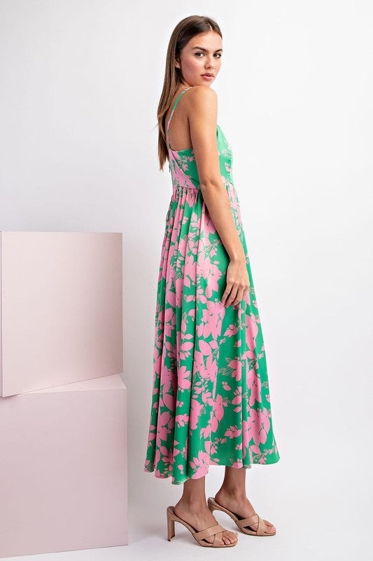 Sweet Escape Floral Print Maxi Dress