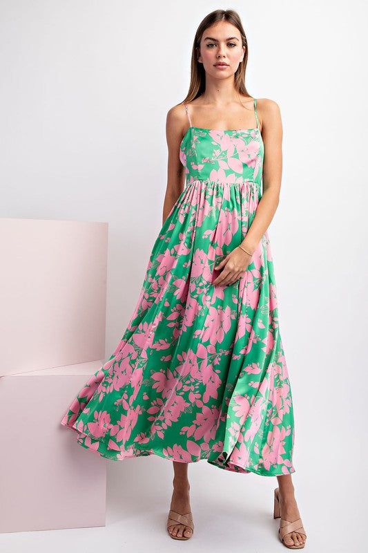 Sweet Escape Floral Print Maxi Dress