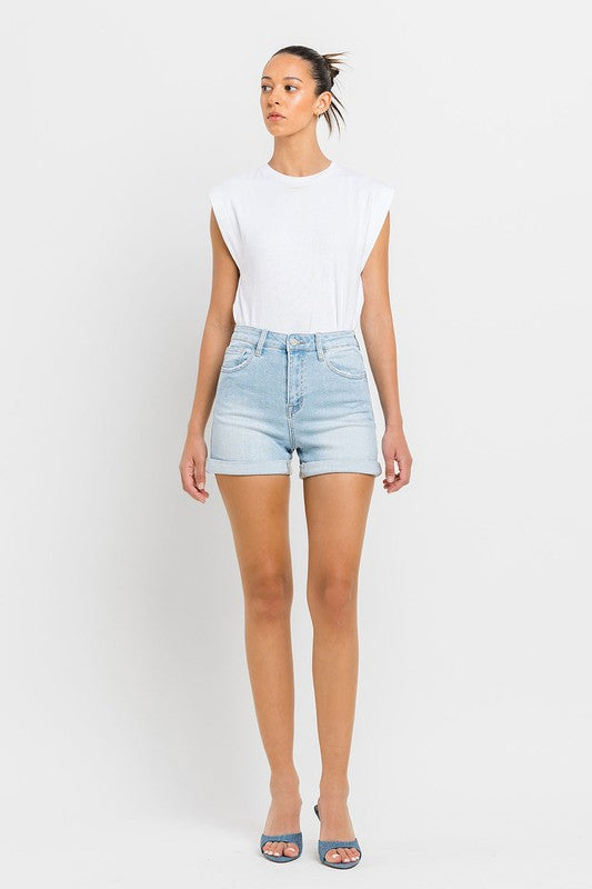 Malibu Cuffed High Rise Shorts - FINAL SALE