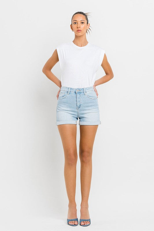 Malibu Cuffed High Rise Shorts - FINAL SALE