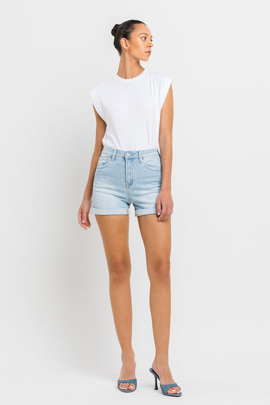 Malibu Cuffed High Rise Shorts - FINAL SALE