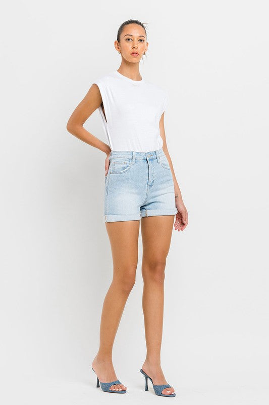 Malibu Cuffed High Rise Shorts - FINAL SALE