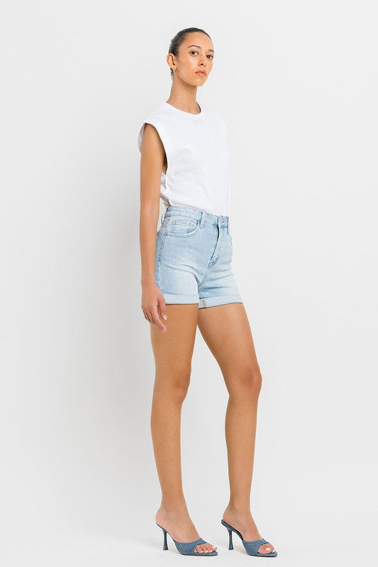 Malibu Cuffed High Rise Shorts - FINAL SALE