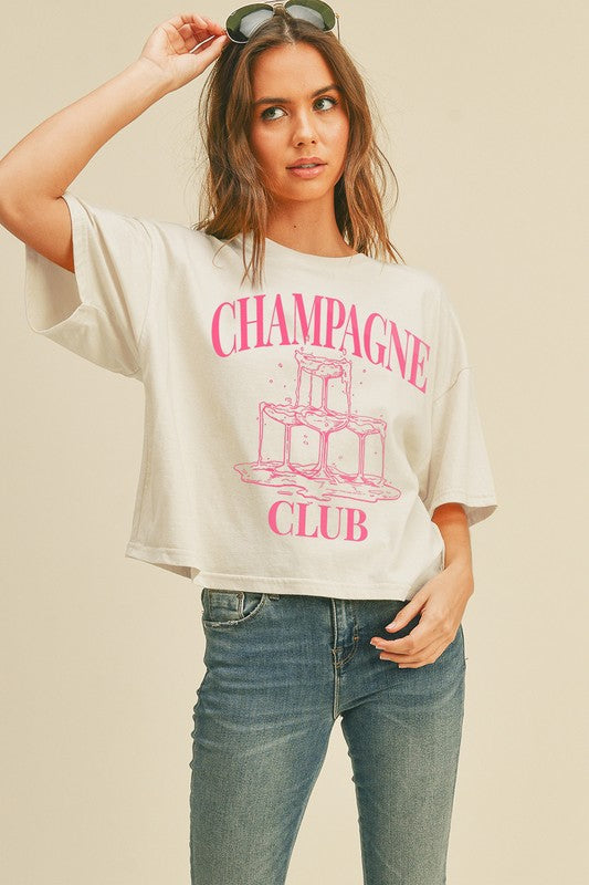 Champagne Club Graphic Tee