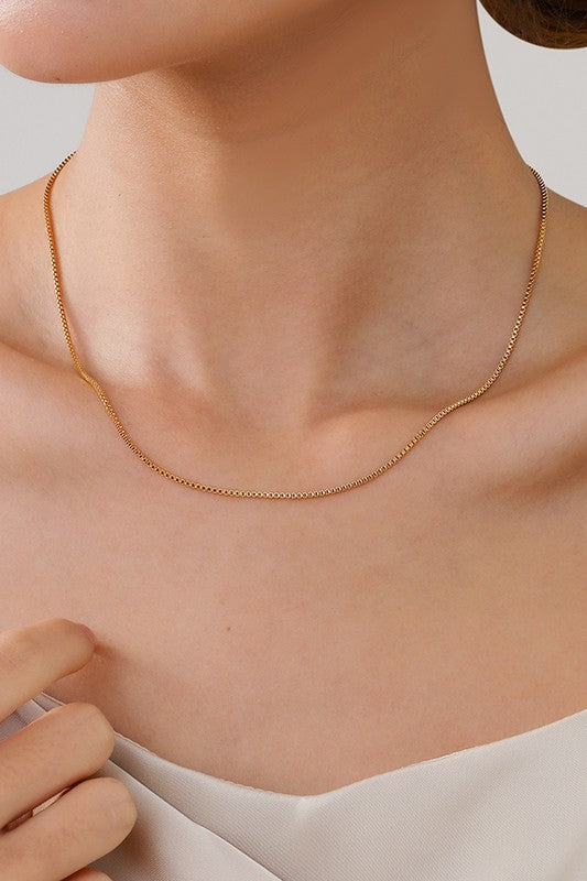 Dainty Chain Necklace - Tarnish Free - 6 Styles