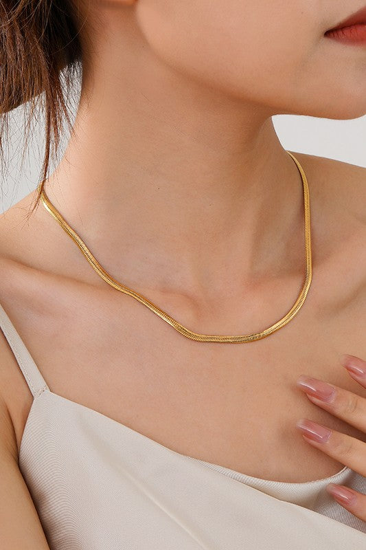 Dainty Chain Necklace - Tarnish Free - 6 Styles