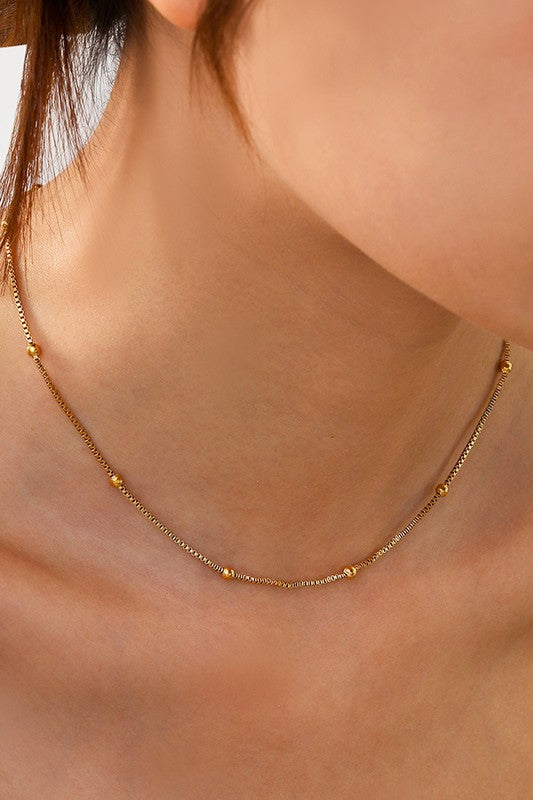 Dainty Chain Necklace - Tarnish Free - 6 Styles