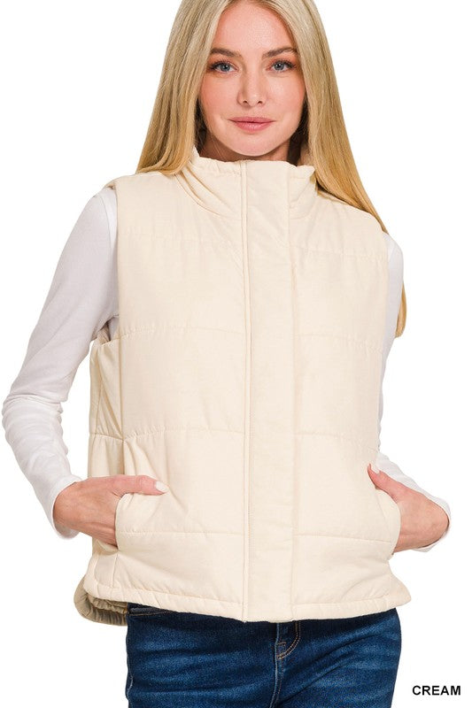 It's A Win Vest - Cream