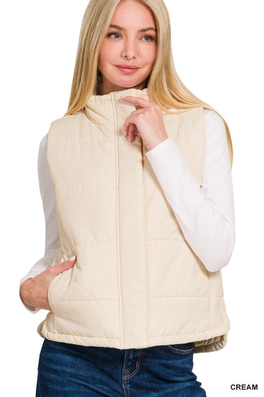 It's A Win Vest - Cream