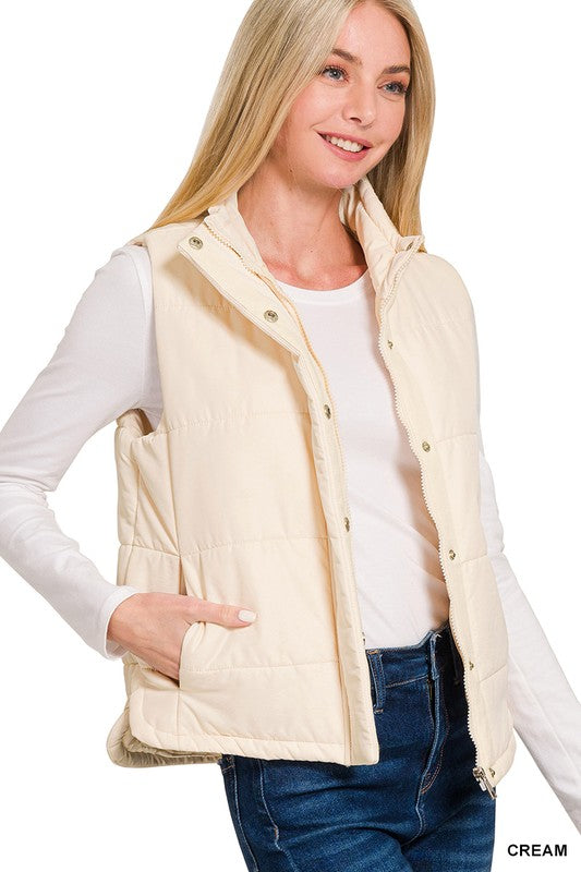 It's A Win Vest - Cream