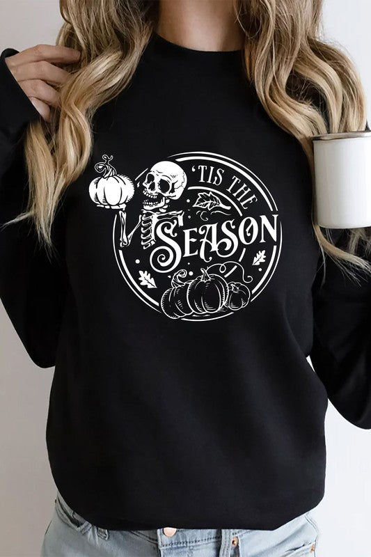 Tis The Season Halloween Graphic Sweatshirt