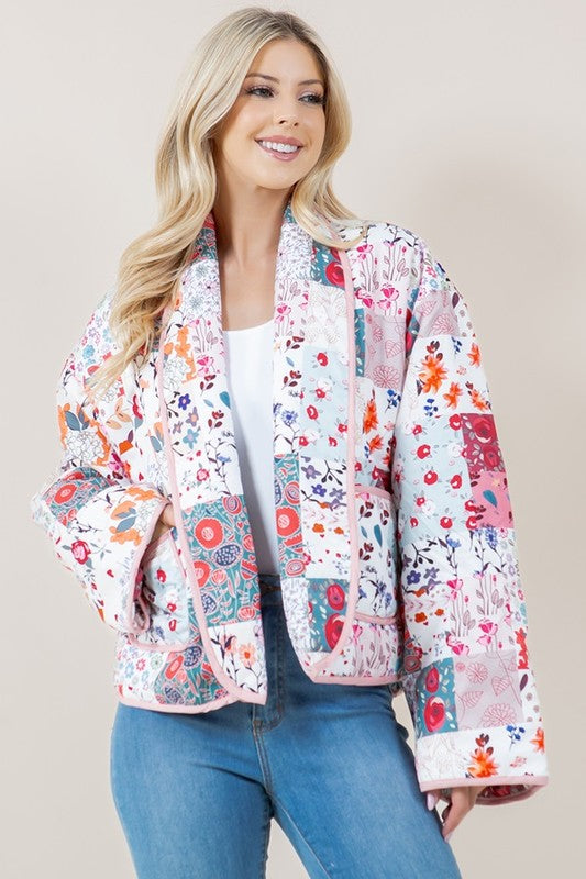 My Own Style Patchwork Quilted Jacket