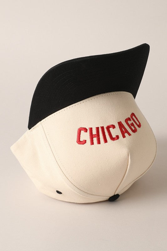 CHICAGO Embroidered Baseball Trucker Cap