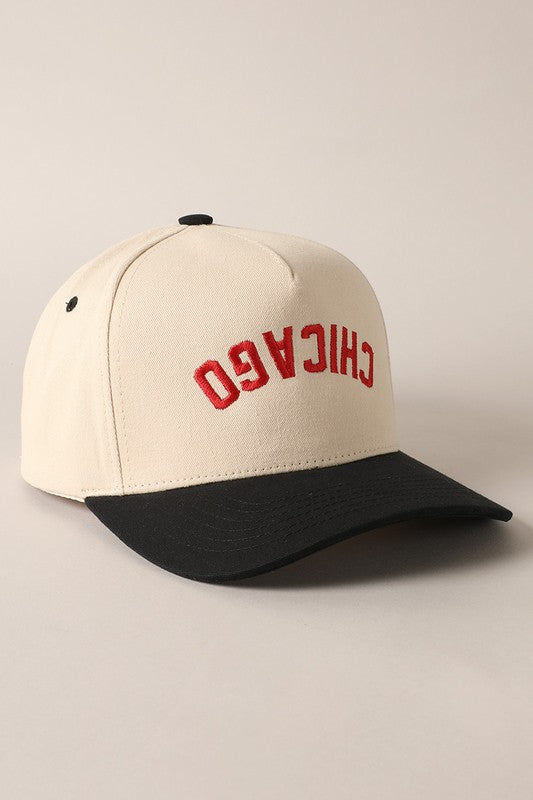 CHICAGO Embroidered Baseball Trucker Cap