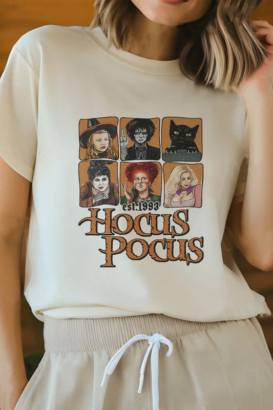 Retro Hocus Pocus Characters Graphic TShirt
