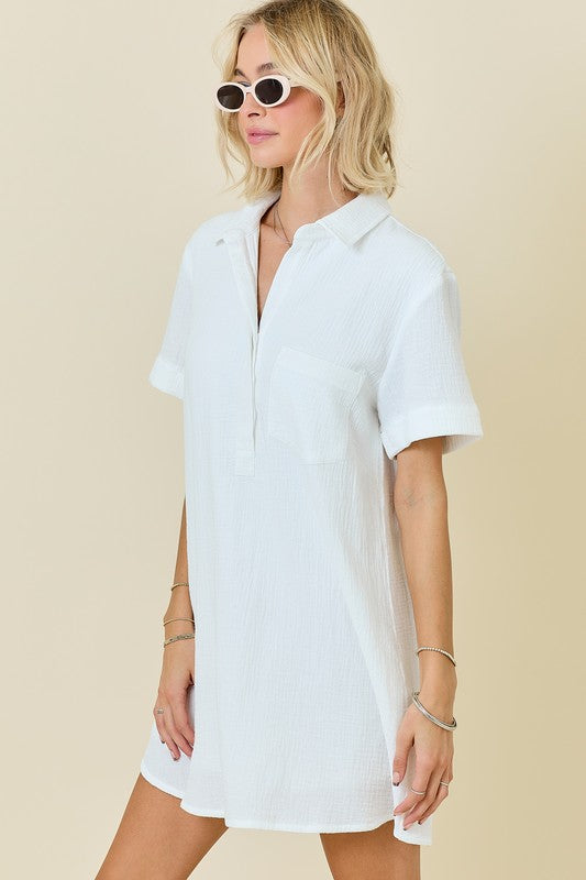 Sunshine State Of Mind Shirt Dress