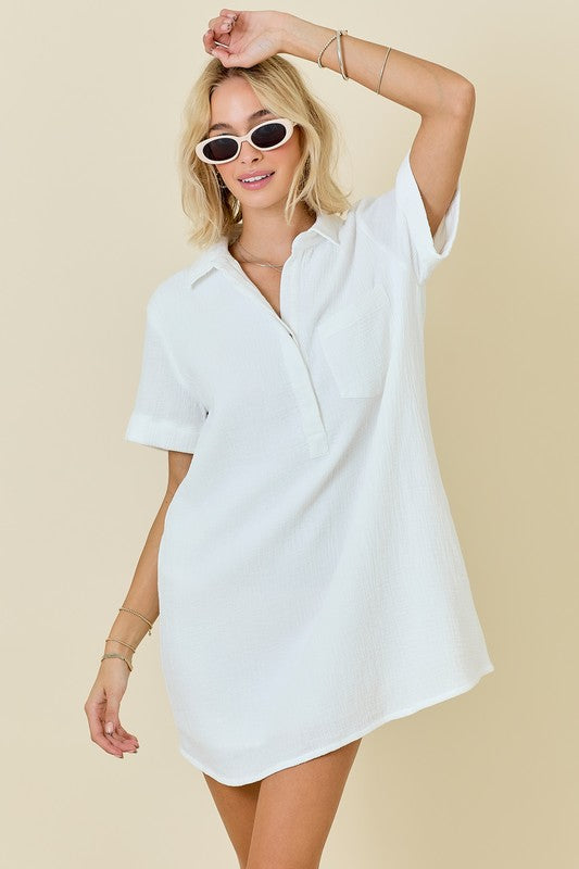 Sunshine State Of Mind Shirt Dress