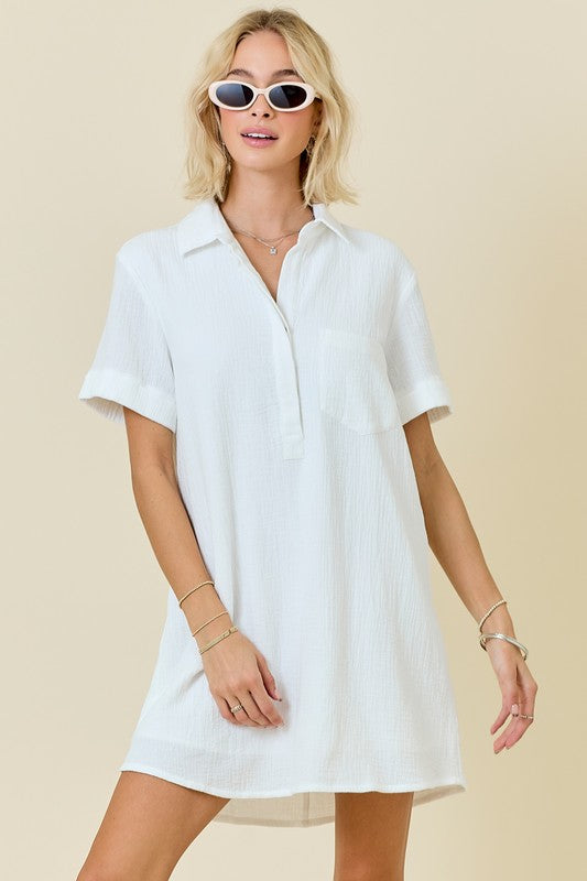 Sunshine State Of Mind Shirt Dress