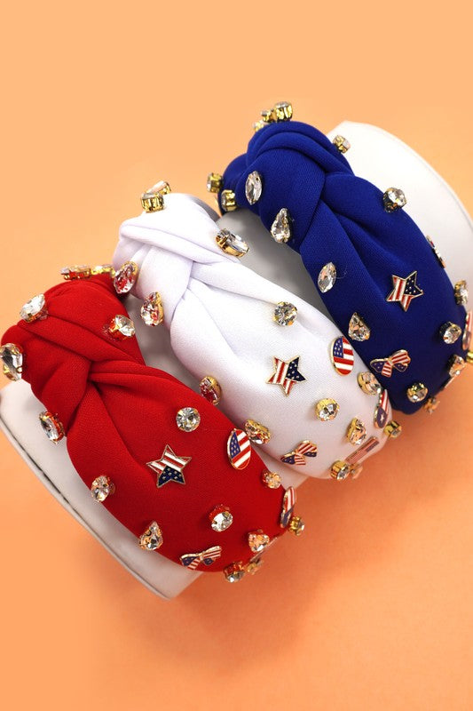 4th Of July Headbands - 3 Colors